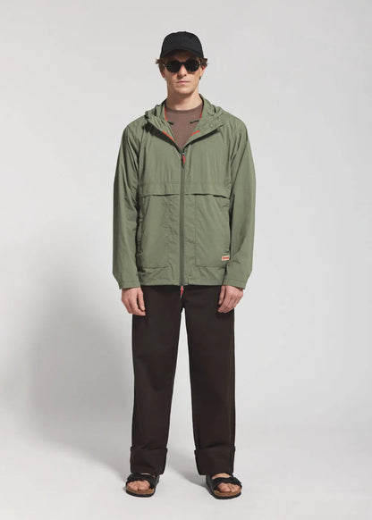 Pyrenex Soulere unisex hooded windbreaker khaki