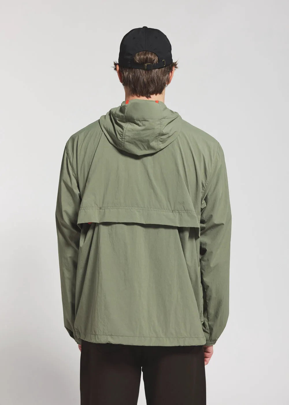 Pyrenex Soulere unisex hooded windbreaker khaki
