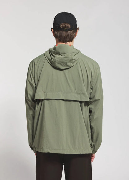 Pyrenex Soulere unisex hooded windbreaker khaki