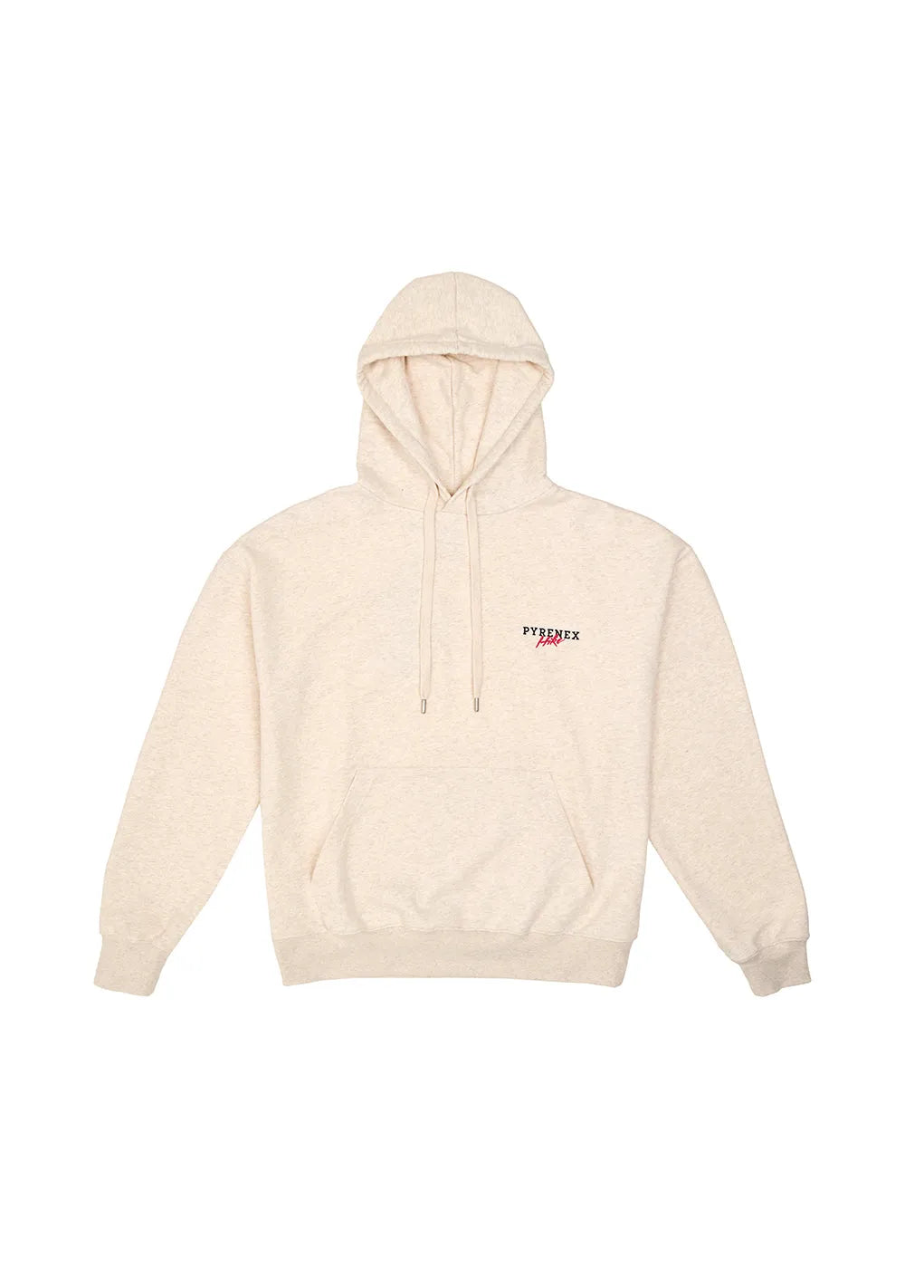 Pyrenex Sierra unisex organic cotton hoodie in cream