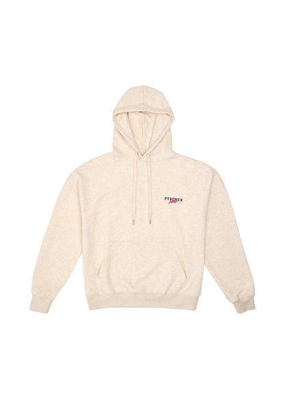 Pyrenex Sierra unisex organic cotton hoodie in cream