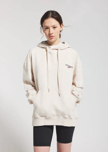 Pyrenex Sierra unisex organic cotton hoodie in cream