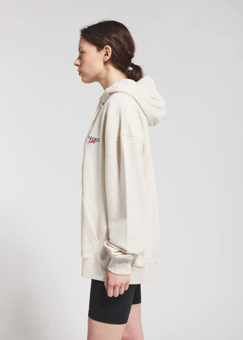 Pyrenex Sierra unisex organic cotton hoodie in cream