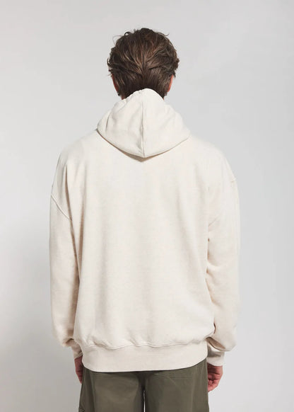 Pyrenex Sierra unisex organic cotton hoodie in cream