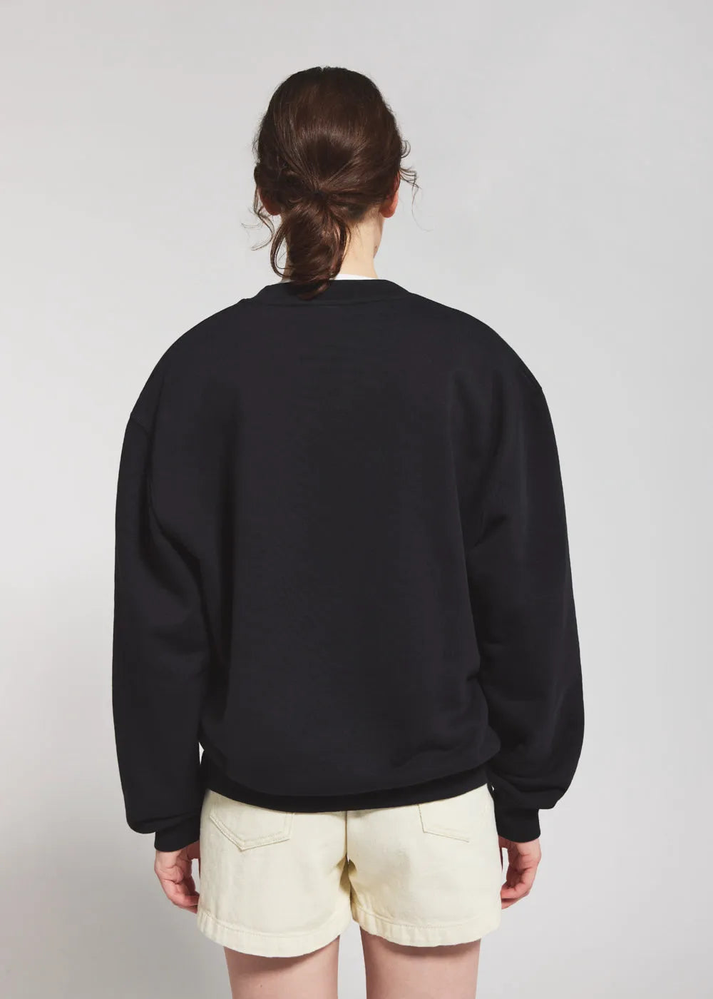 Unisex organic cotton sweatshirt Pyrenex Cliff black