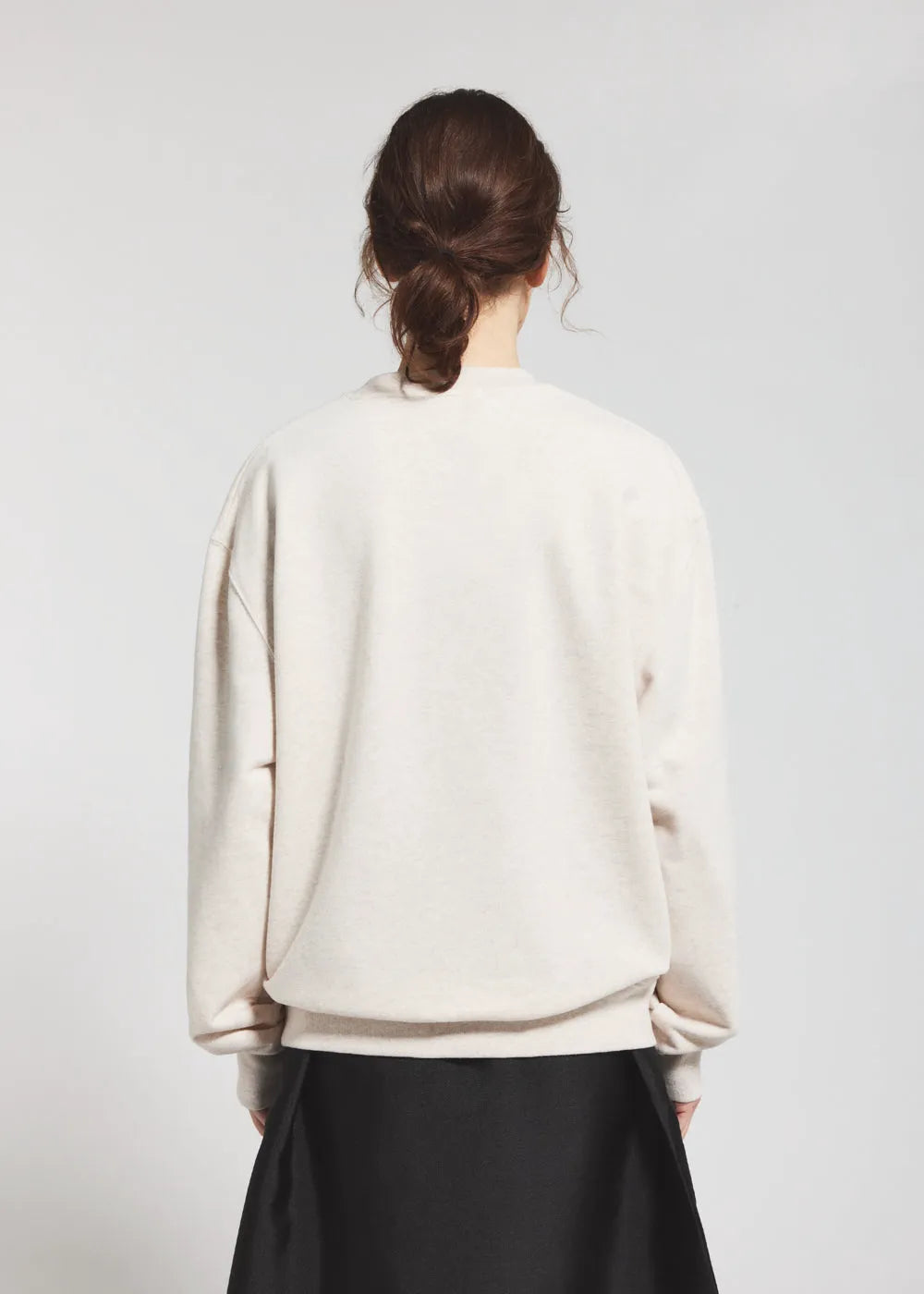 Pyrenex Cliff unisex organic cotton sweatshirt in cream