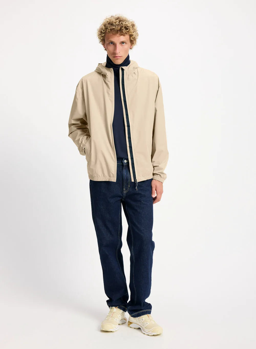 Pyrenex Ensure unisex waterproof windbreaker beige