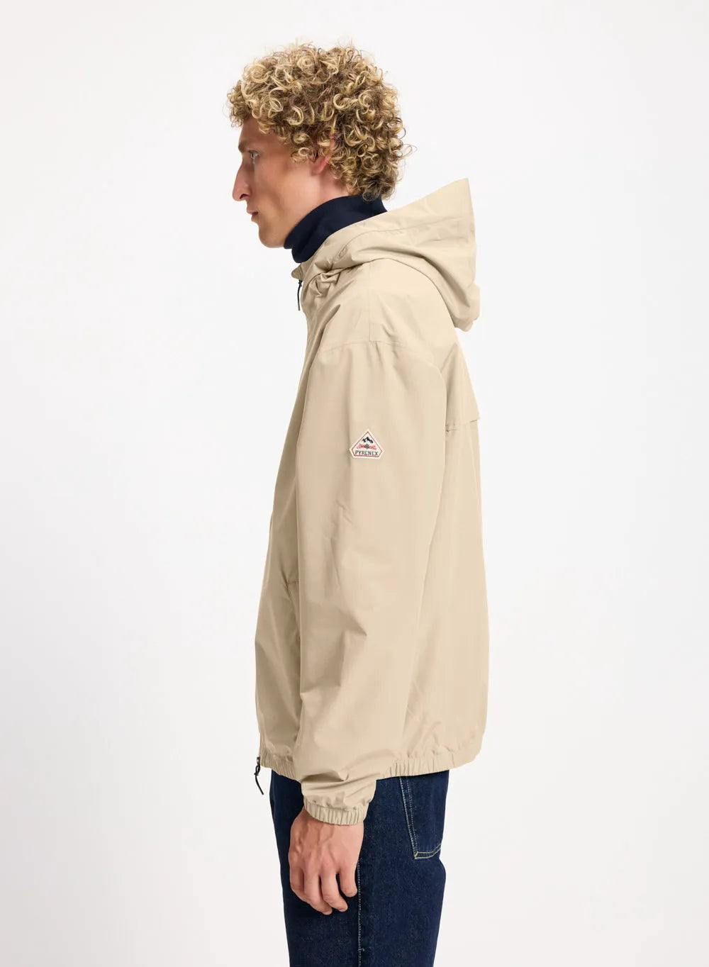 Pyrenex Ensure unisex waterproof windbreaker beige
