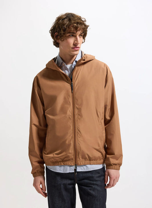 Unisex waterproof windbreaker Pyrenex Ensure terracotta brown