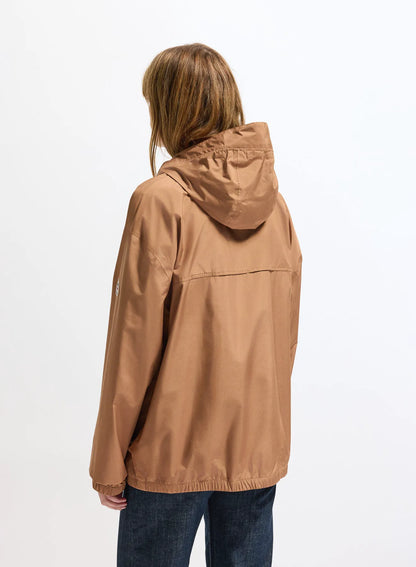 Unisex waterproof windbreaker Pyrenex Ensure terracotta brown