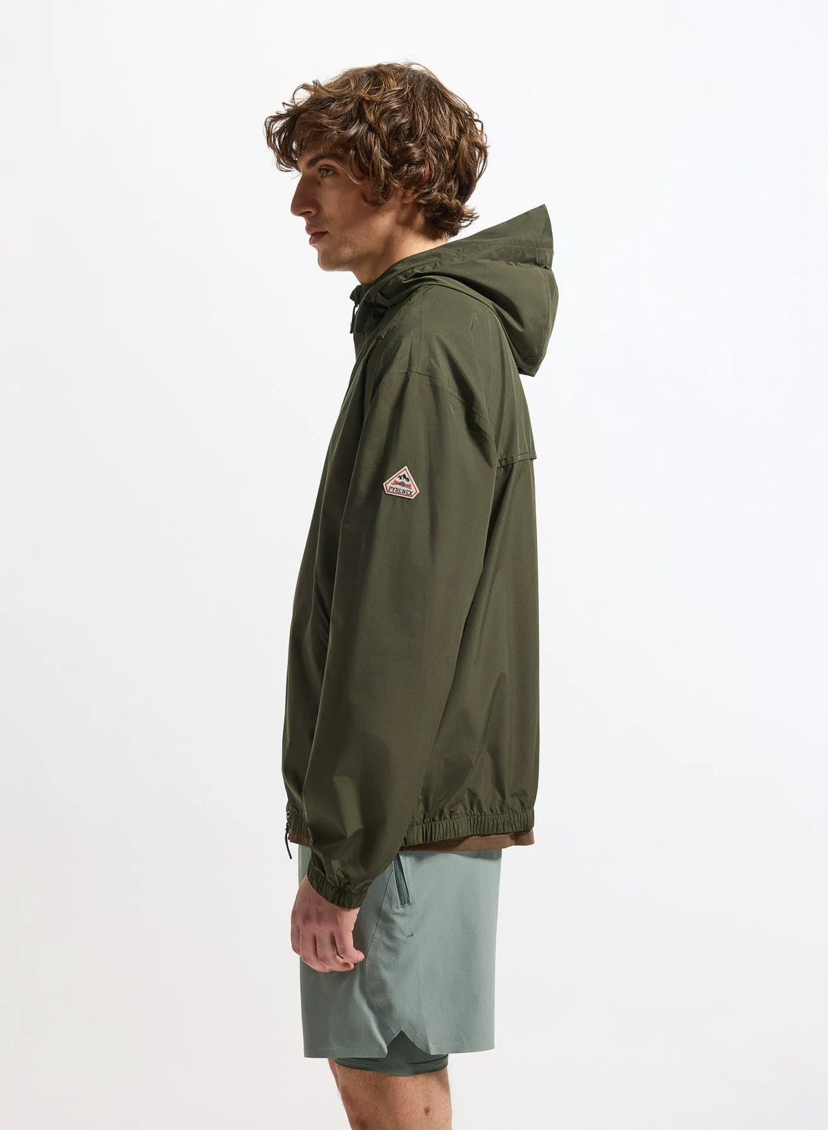Pyrenex Ensure unisex waterproof windbreaker khaki