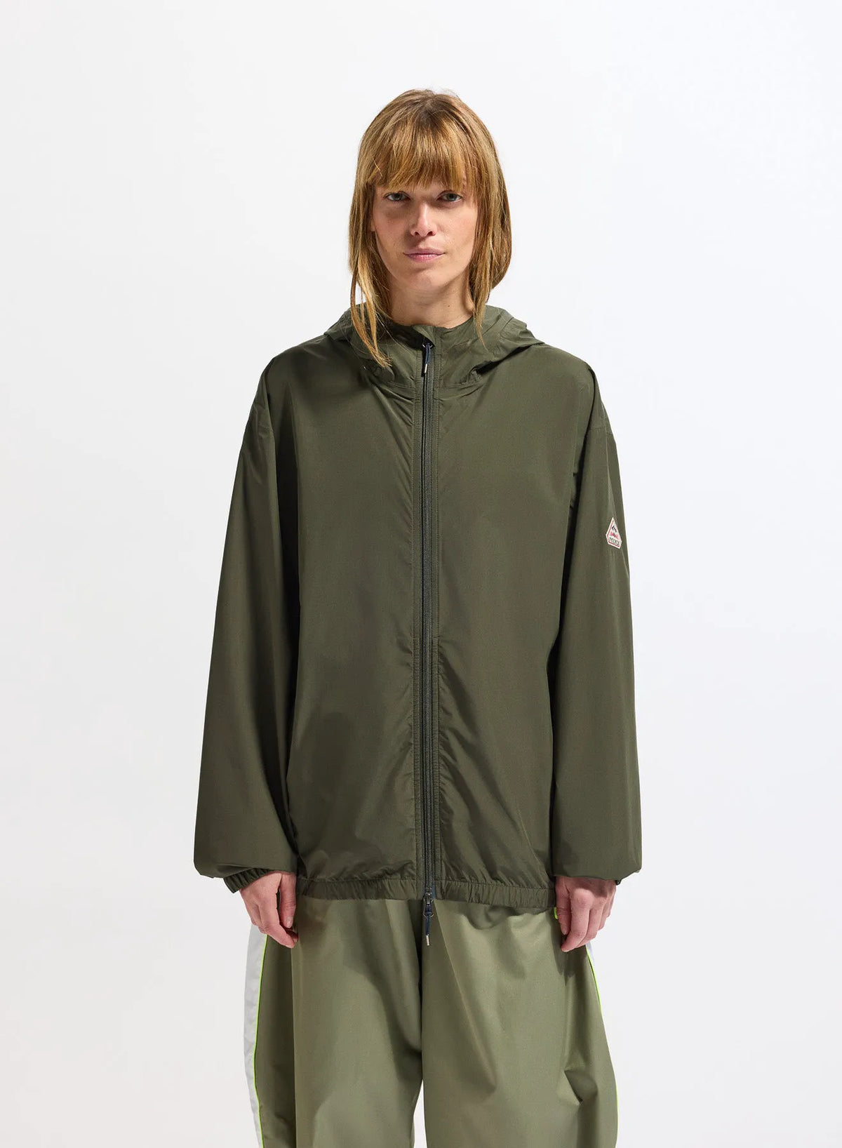 Pyrenex Ensure unisex waterproof windbreaker khaki