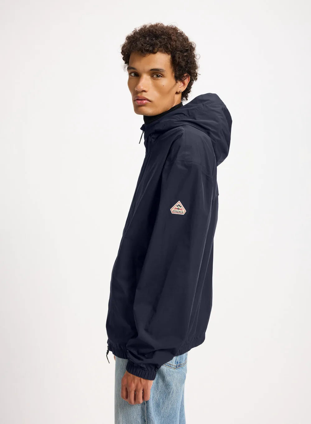 Pyrenex Ensure unisex waterproof windbreaker dark blue