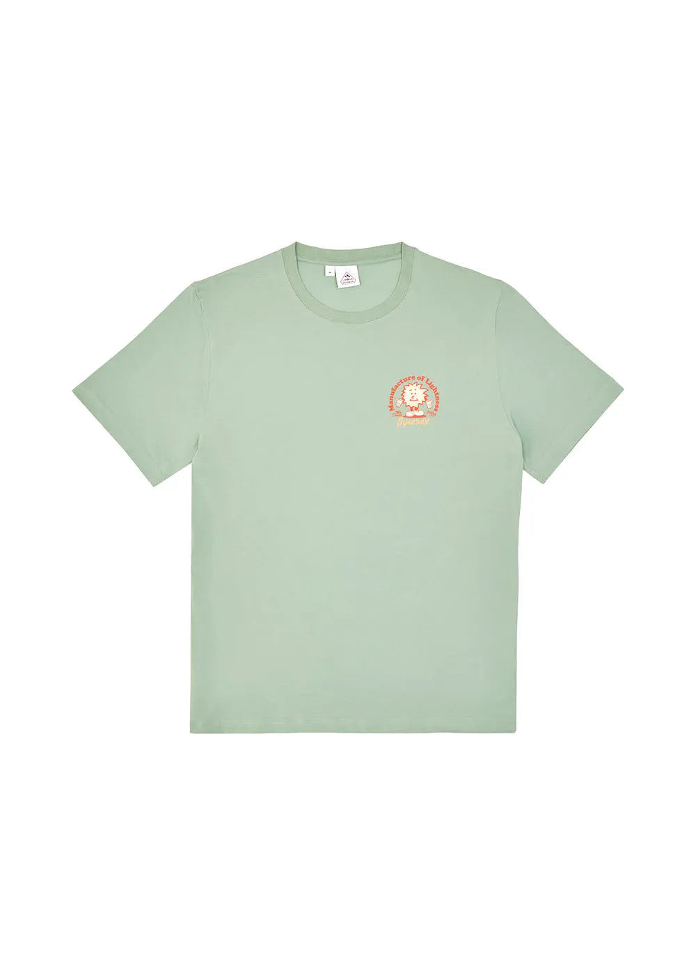 Pyrenex Mfg Tee unisex organic cotton T-shirt water green