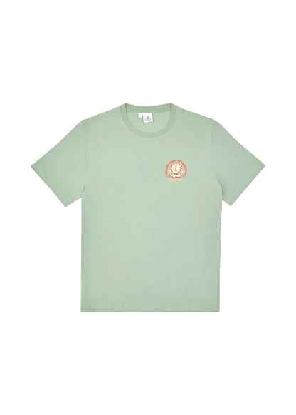 Pyrenex Mfg Tee unisex organic cotton T-shirt water green