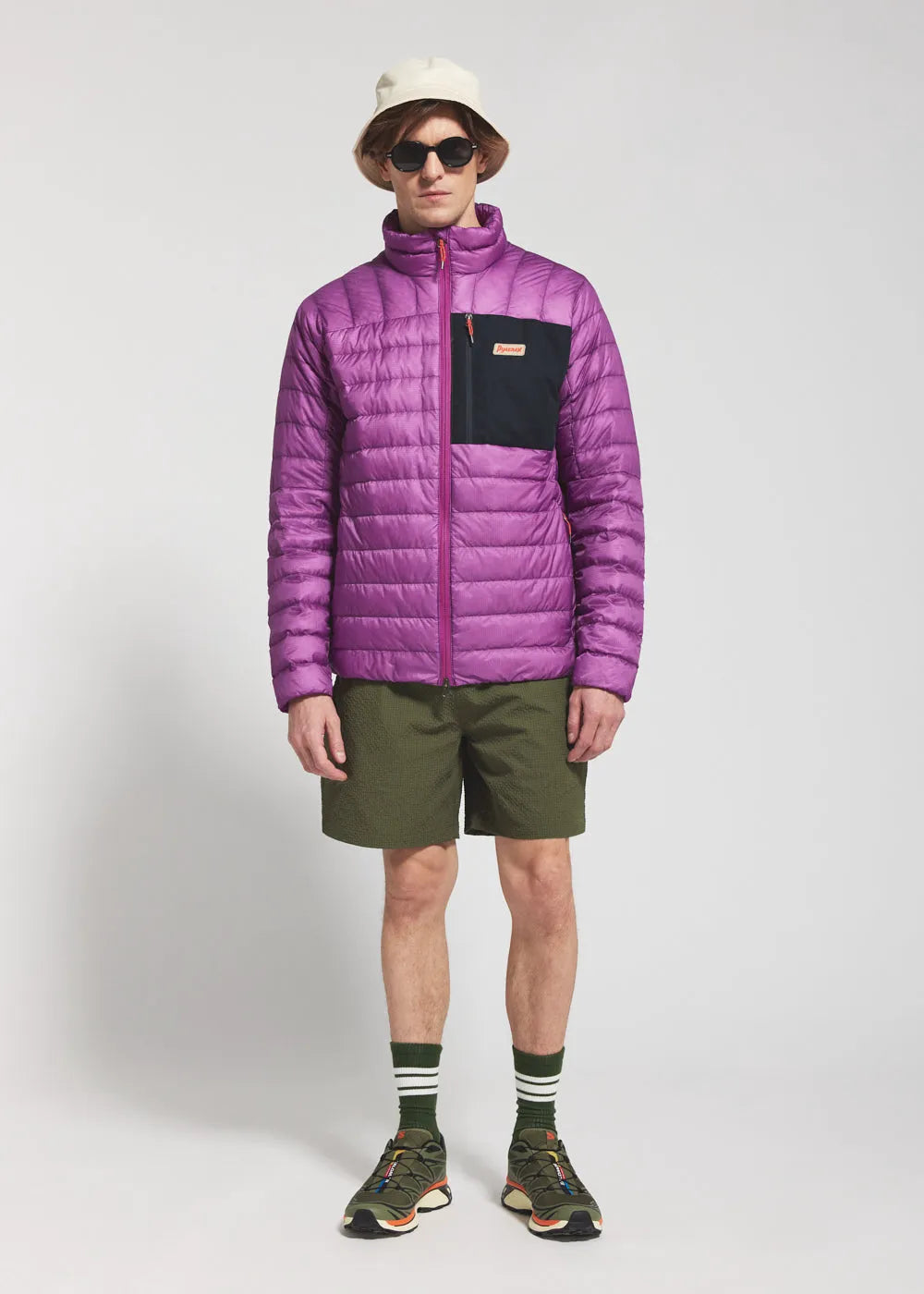Pyrenex Path lightweight unisex purple down jacket
