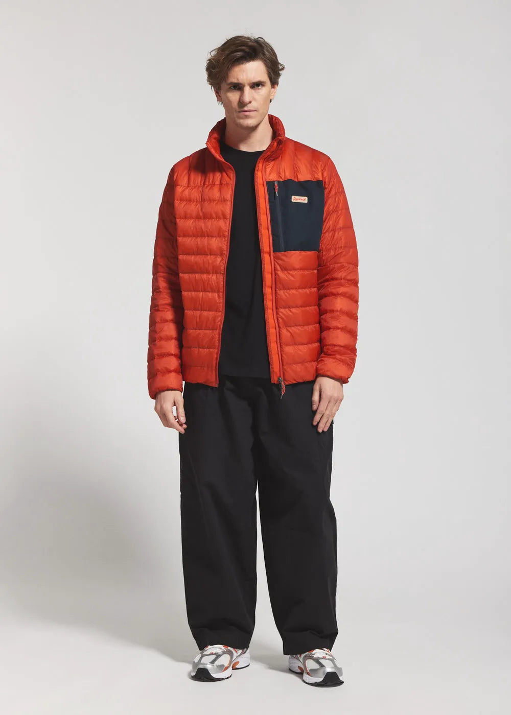 Lightweight unisex down jacket Pyrenex Path orange
