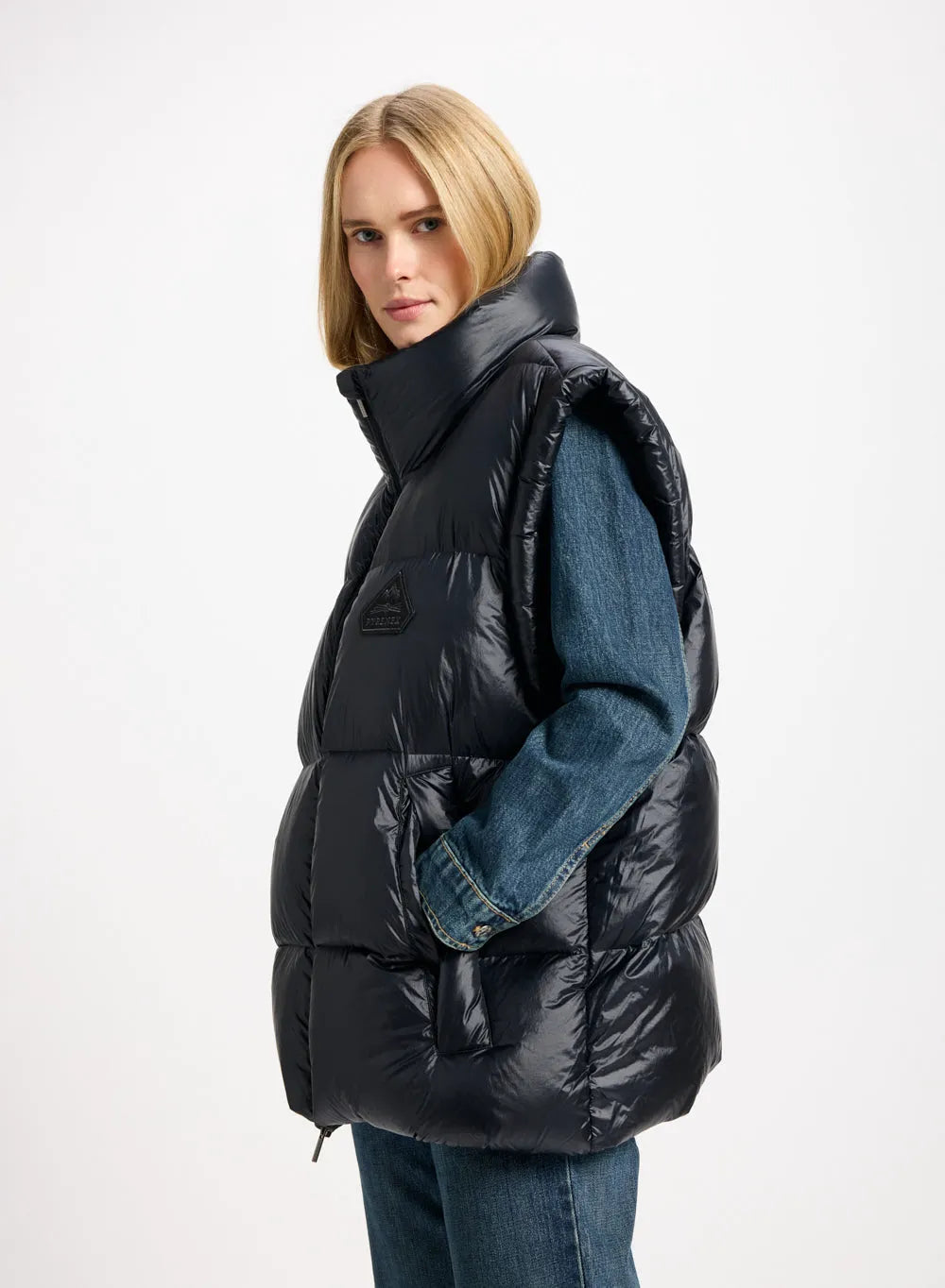 Sleeveless down jacket made in Saint-Sever Pyrenex Arbatan black