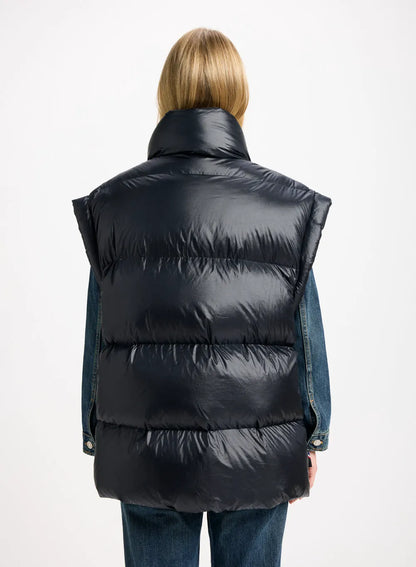 Sleeveless down jacket made in Saint-Sever Pyrenex Arbatan black
