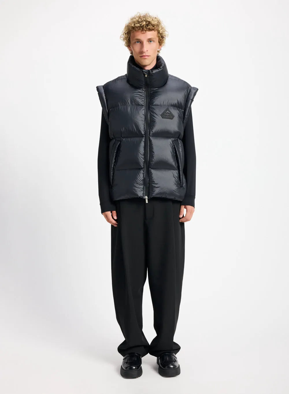 Sleeveless down jacket made in Saint-Sever Pyrenex Arbatan black
