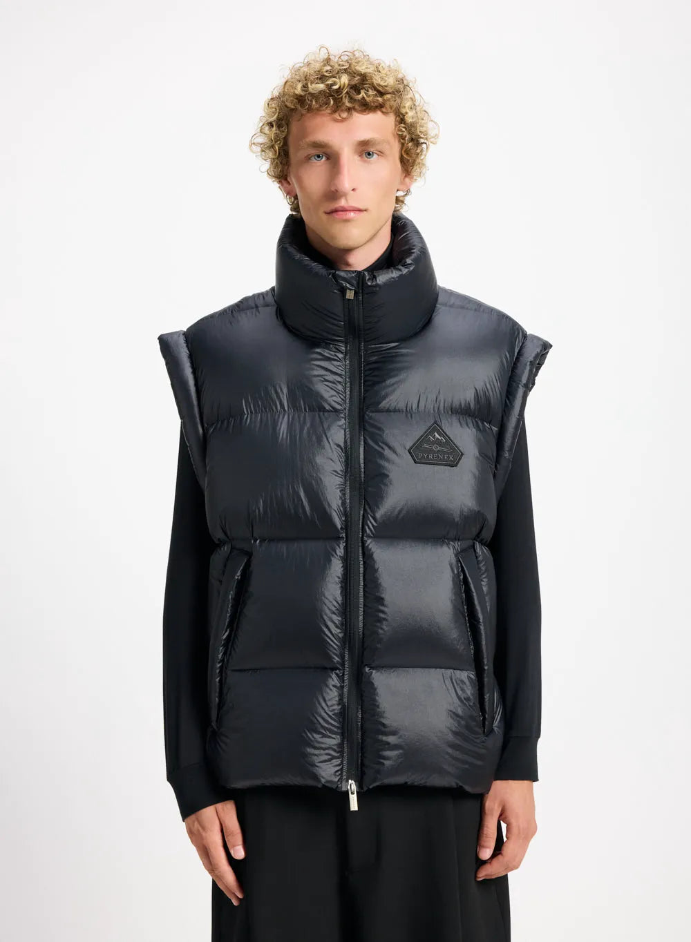 Sleeveless down jacket made in Saint-Sever Pyrenex Arbatan black