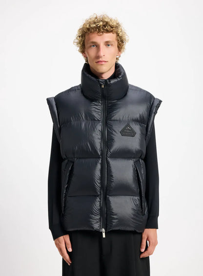 Sleeveless down jacket made in Saint-Sever Pyrenex Arbatan black