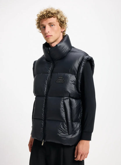 Sleeveless down jacket made in Saint-Sever Pyrenex Arbatan black