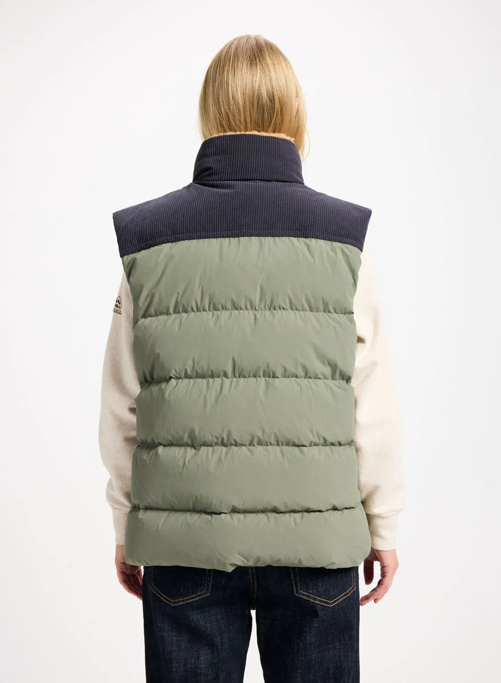 Pyrenex Retro John sleeveless down jacket in khaki