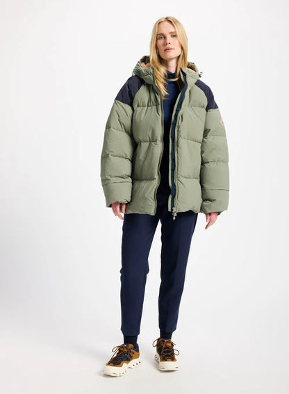 Pyrenex Retro Sten unisex natural down jacket in khaki