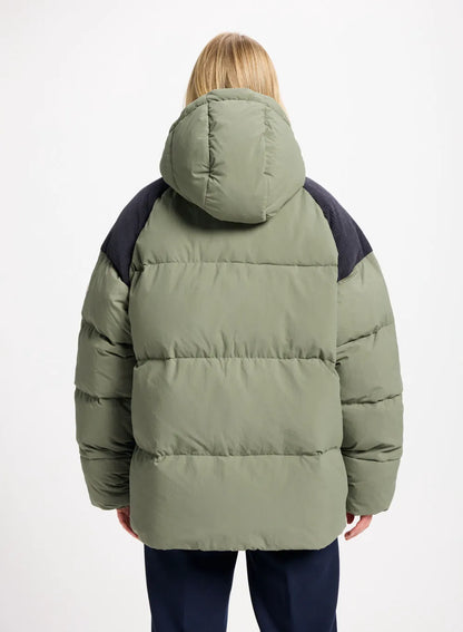 Pyrenex Retro Sten unisex natural down jacket in khaki