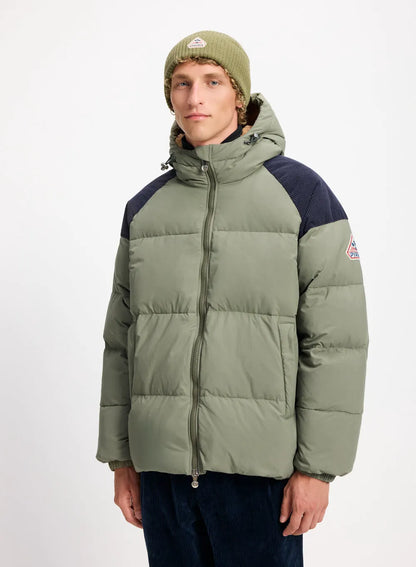 Pyrenex Retro Sten unisex natural down jacket in khaki