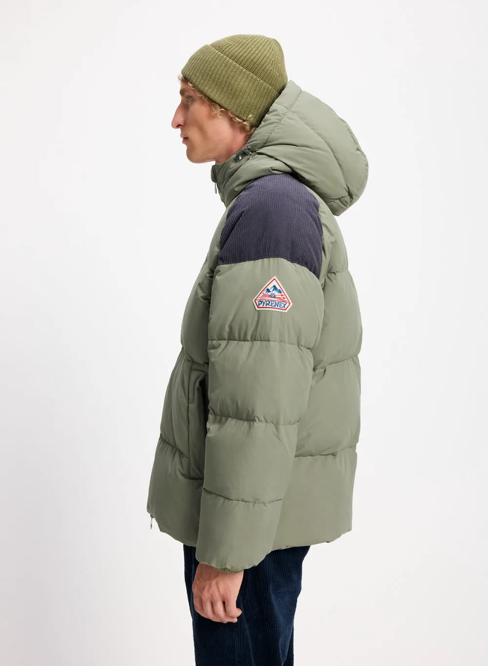 Pyrenex Retro Sten unisex natural down jacket in khaki