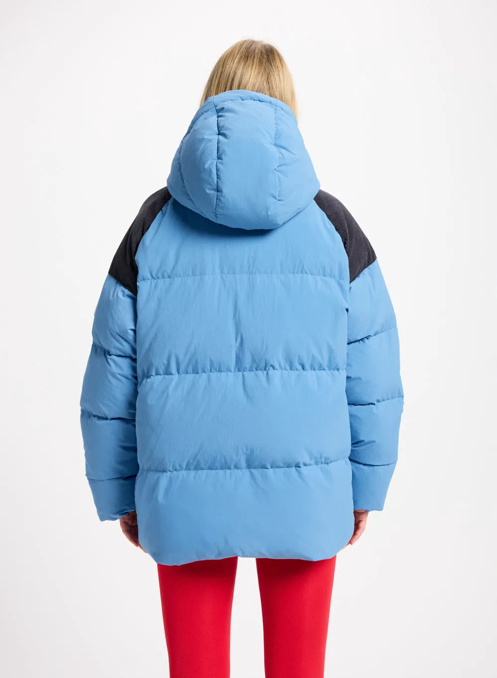 Pyrenex Retro Sten sky blue unisex natural down jacket
