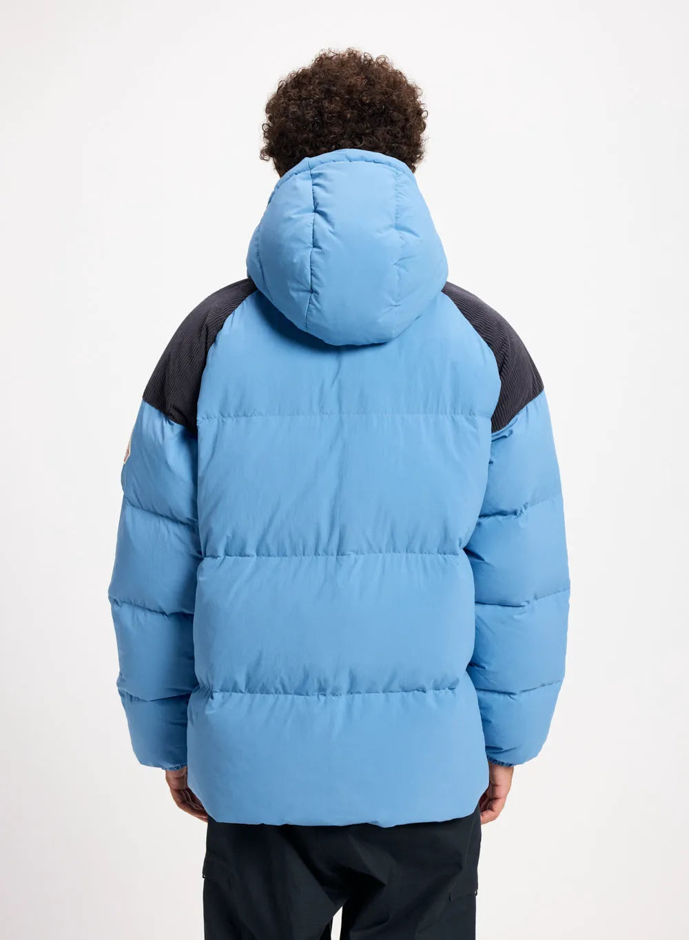 Pyrenex Retro Sten sky blue unisex natural down jacket