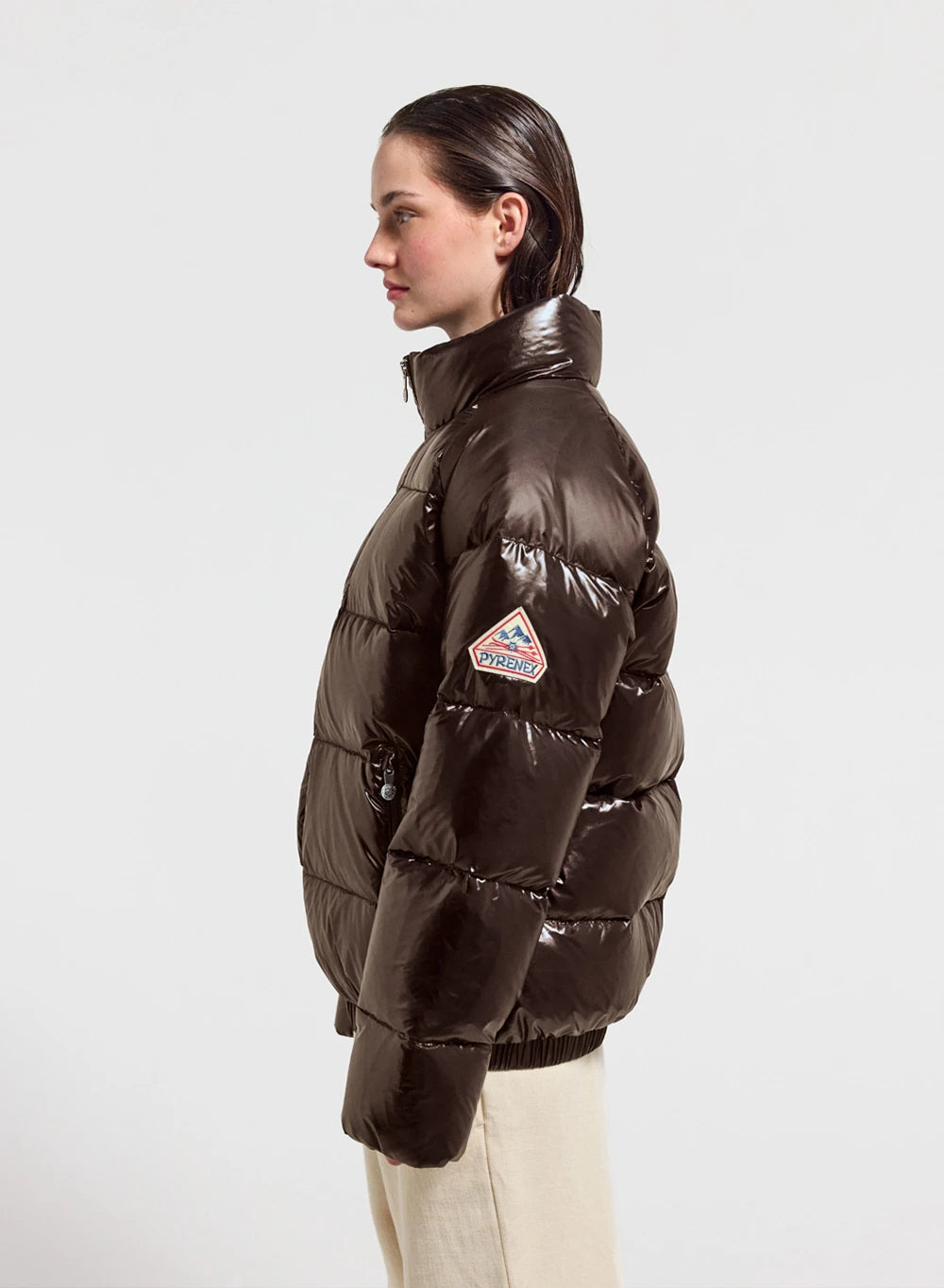 Pyrenex Vintage Mythic unisex down jacket brown
