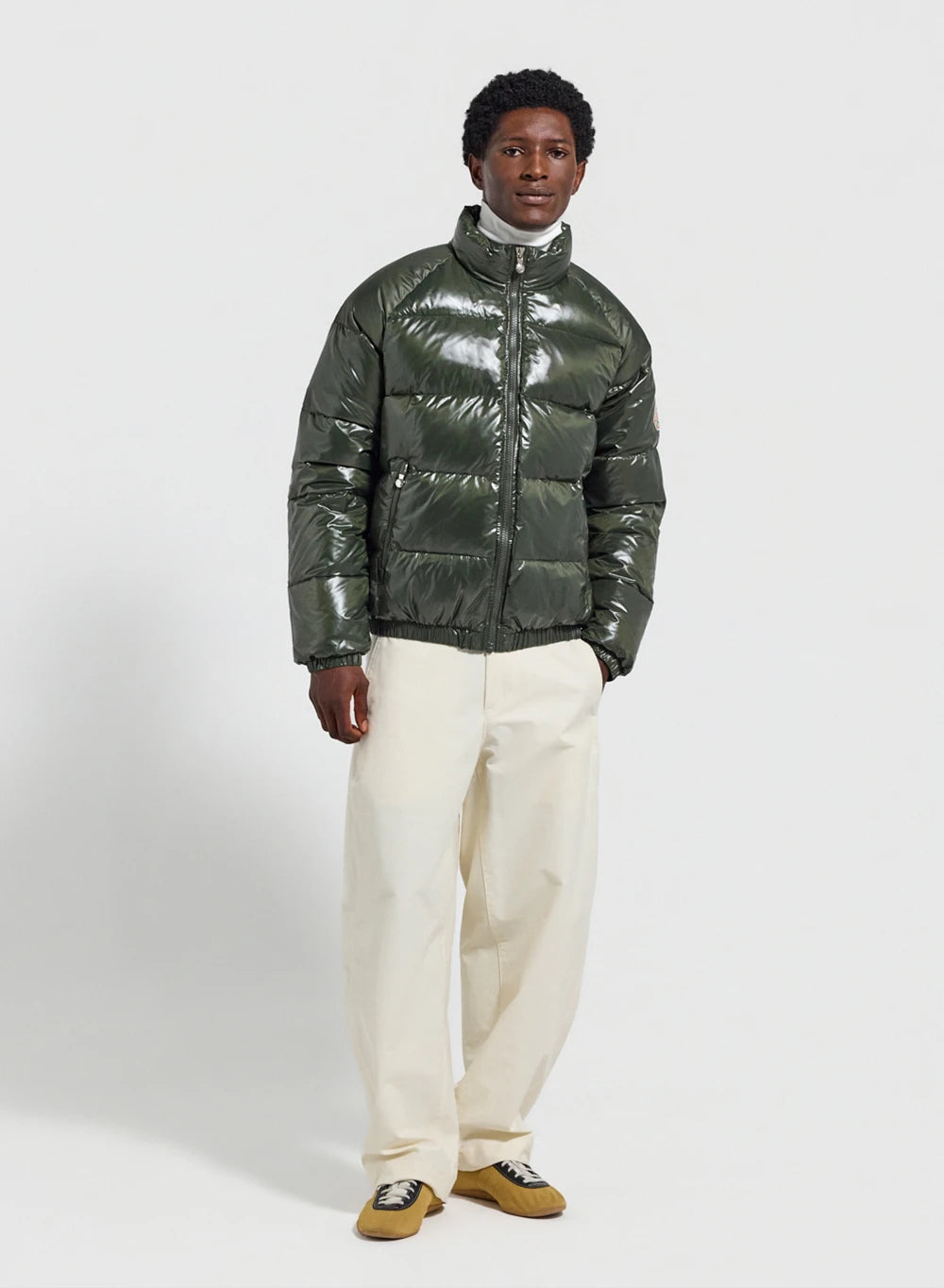 Pyrenex Vintage Mythic unisex down jacket dark khaki