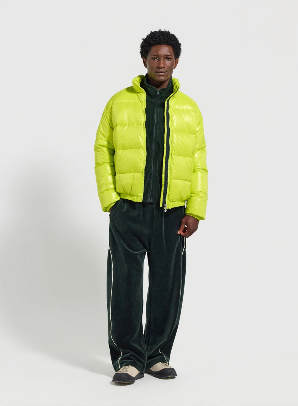 Pyrenex Vintage Mythic unisex yellow down jacket