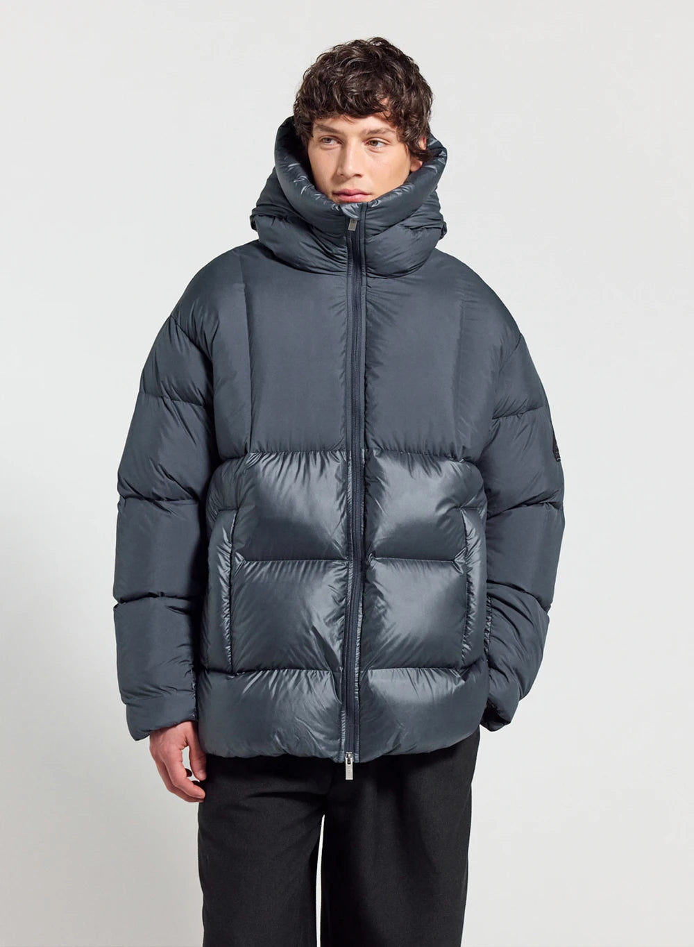 Men's down jacket made in Saint-Sever Pyrenex Eneko dark blue