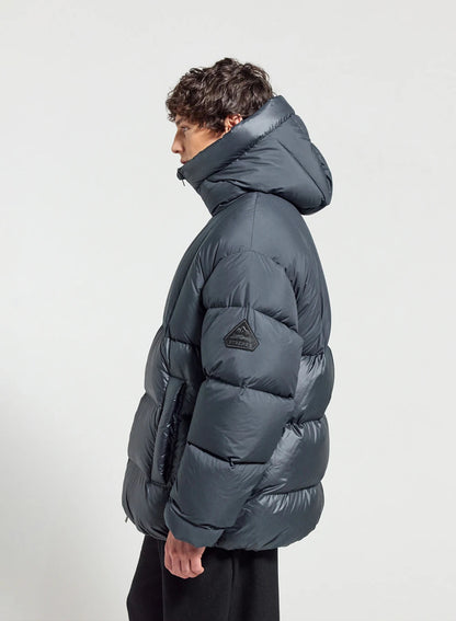 Men's down jacket made in Saint-Sever Pyrenex Eneko dark blue