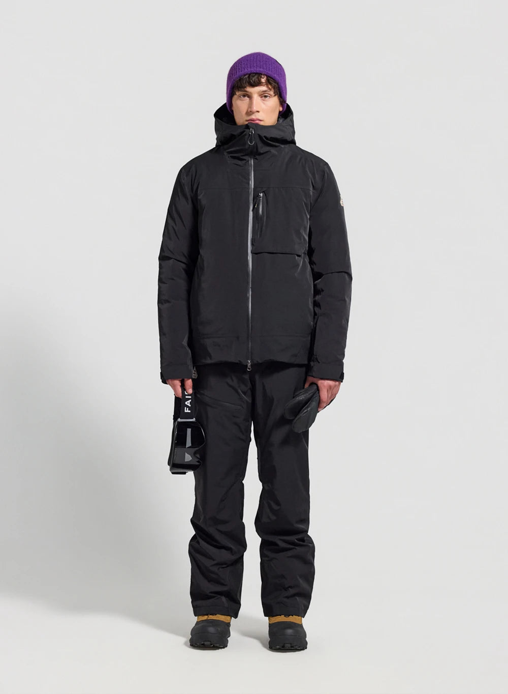 Men's waterproof parka jacket Pyrenex Gravity 2 in natural down black