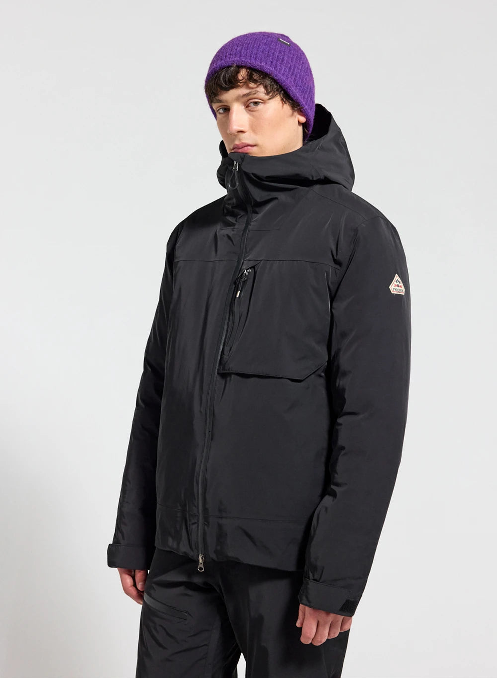 Men's waterproof parka jacket Pyrenex Gravity 2 in natural down black