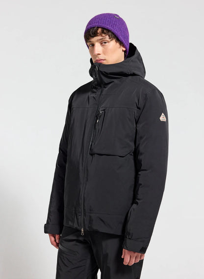 Men's waterproof parka jacket Pyrenex Gravity 2 in natural down black
