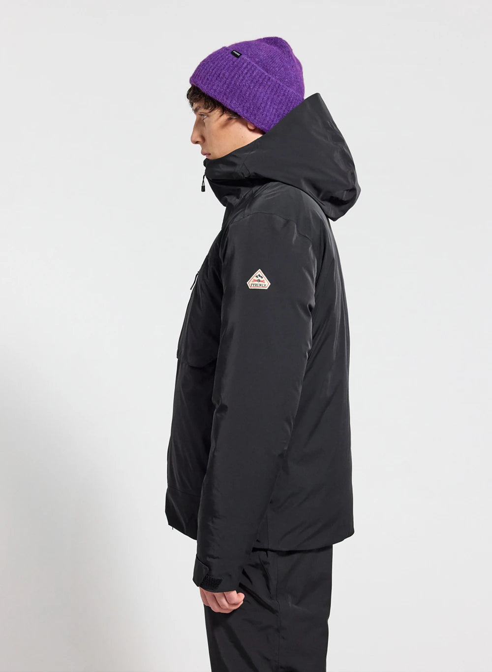 Men's waterproof parka jacket Pyrenex Gravity 2 in natural down black