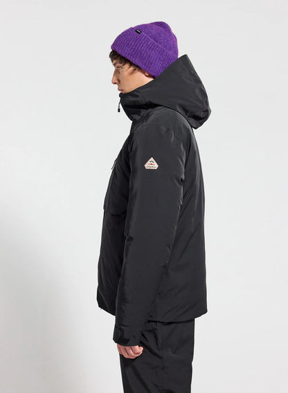 Men's waterproof parka jacket Pyrenex Gravity 2 in natural down black