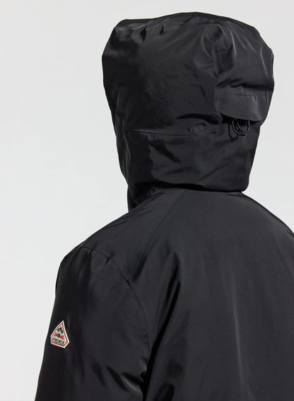 Men's waterproof parka jacket Pyrenex Gravity 2 in natural down black