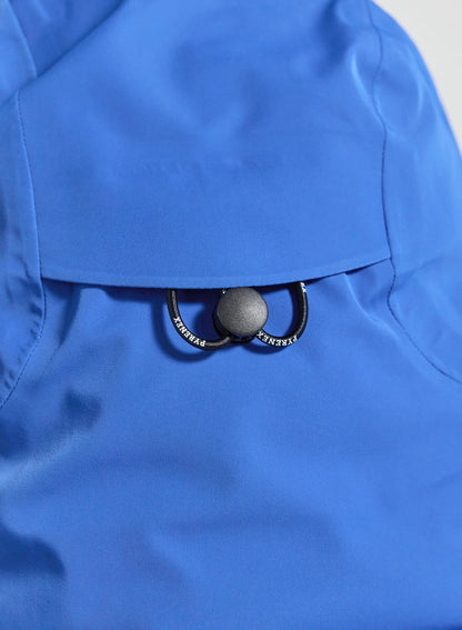 Waterproof men's parka jacket Pyrenex Gravity 2 in natural down electric blue