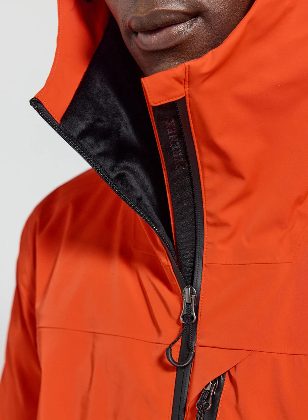 Pyrenex Gravity 2 men's waterproof natural down parka jacket orange