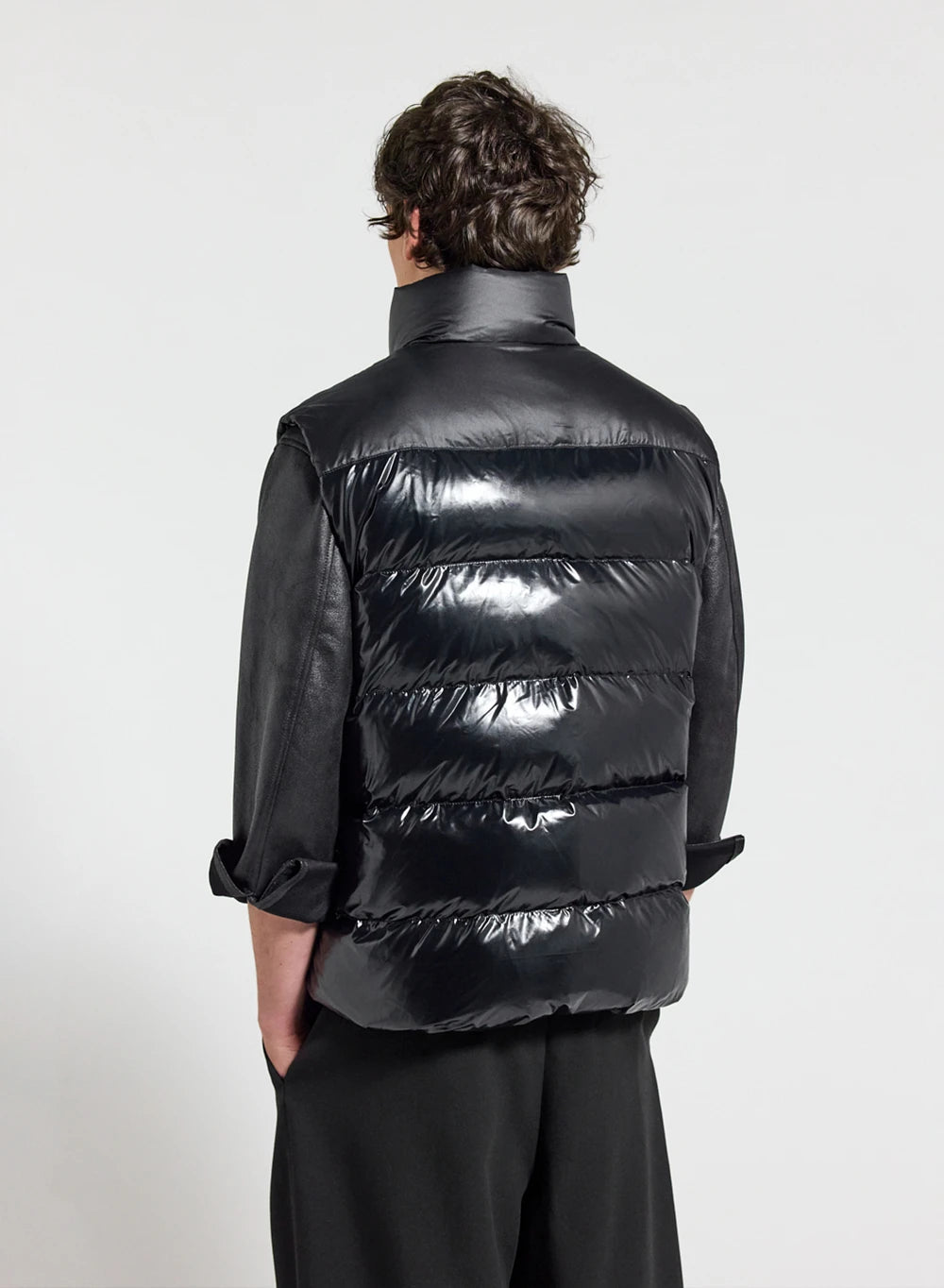 Unisex sleeveless down jacket Pyrenex John black