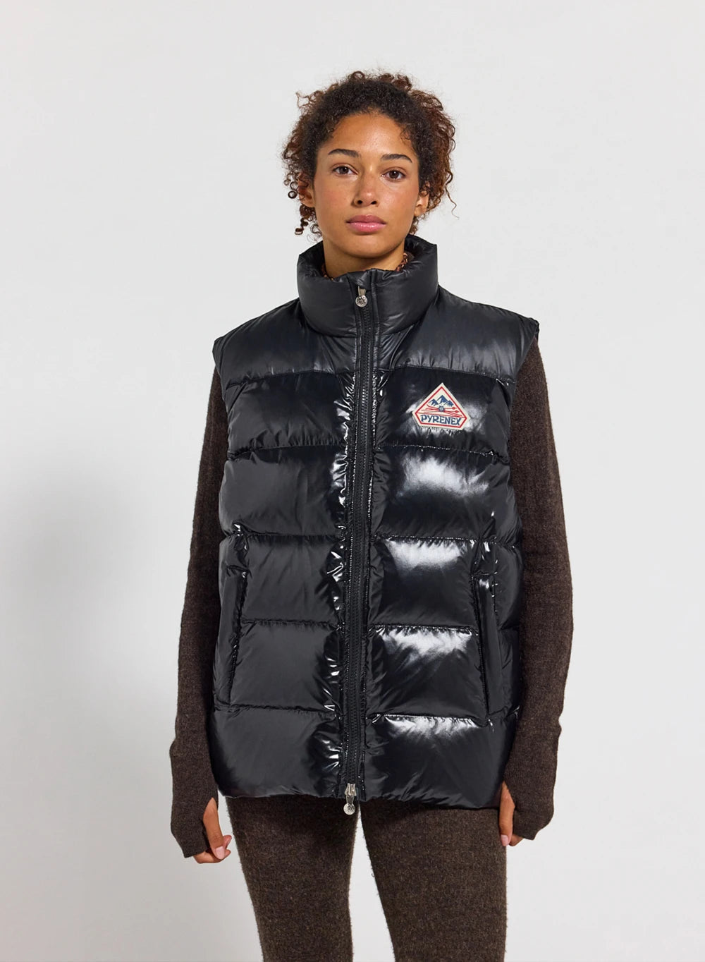 Unisex sleeveless down jacket Pyrenex John black