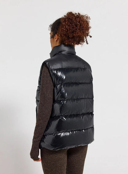 Unisex sleeveless down jacket Pyrenex John black